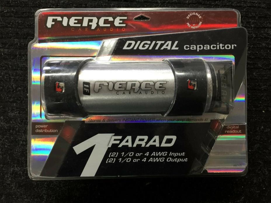 Fierce car audio digital 1 farad capacitor NEW