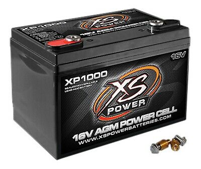 XS POWER BATTERY XP1000 AGM Battery 16v 2 Post  - Free ship
