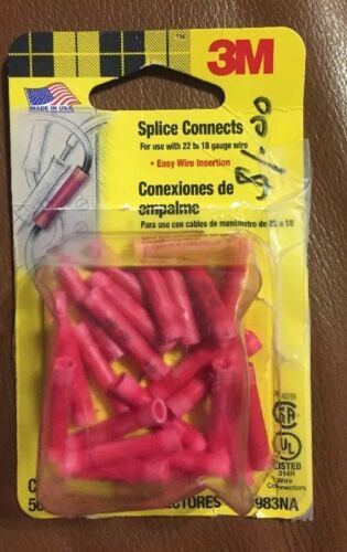 3M Electrical Connectors, Splice Connect, 25 Pack