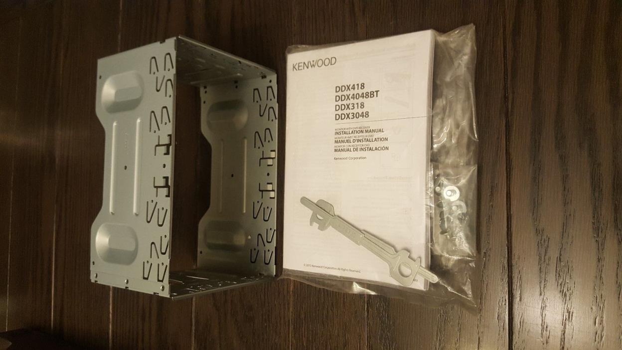 KENWOOD DDX-418 DDX418 MOUNTING CAGE SLEEVE w/ Tools Screws Manual Instructions