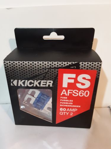 Kicker AFS60 Car Audio Platinum Plated 60 Amp AFS FuseNew/Sealed