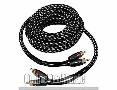 Absolute USA COMR20 20-Feet Competition Series RCA Audio Interconnect Cable