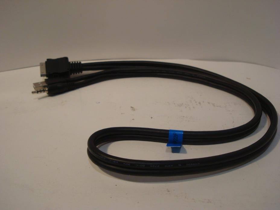 ORIGINAL KENWOOD KCA-IP22F USB 3.5MM  AUDIO / VIDEO CABLE