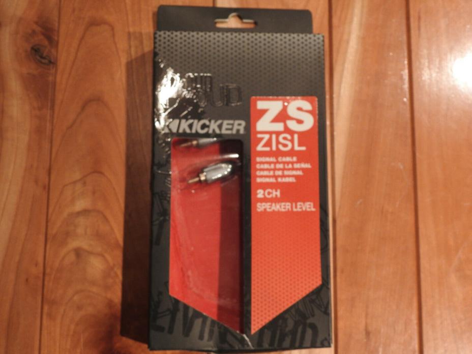 Kicker ZISL Z-Series 2-Channel Speaker Level Signal Cable Adapter [09ZISL]