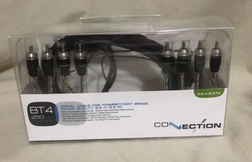 NEW Connection BT4-250 RCA 8.2ft Competition Grade-4 Channel