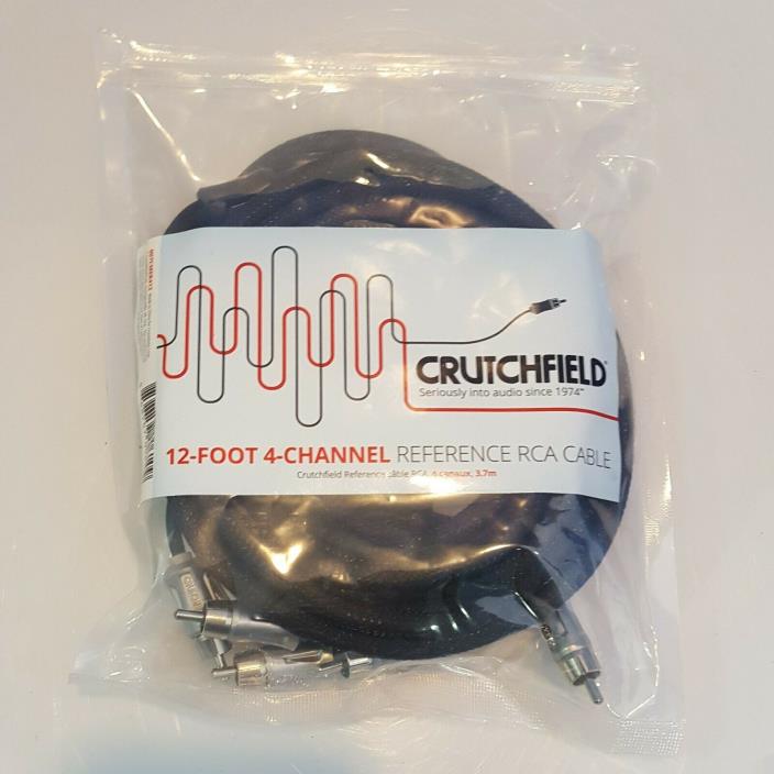 Crutchfield 12 Foot 4 Channel RCA Cable