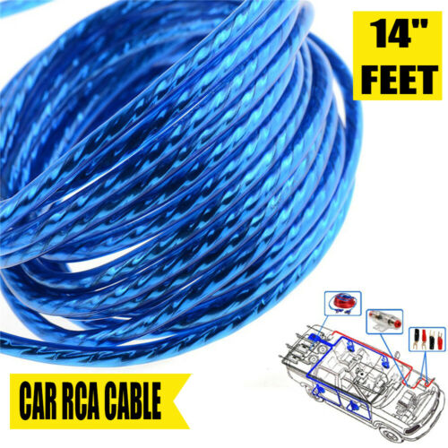 14Ft 5M RCA Cable For car Amplifier High Quality Wire Cable