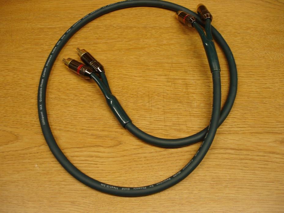 Phoenix Gold - Zeropoint QLX - RCA Interconnect - 3 feet - Vintage - Excellent.