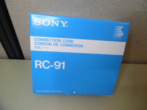 Sony RC-91 CD CDX Bus Connection Cord Cables 5.5m + RCA