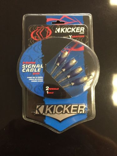 Kicker RCA Y Adaptors SIYF