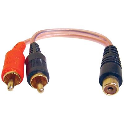 Db Link X-Series Rca Y-Adapter 1 Female 2 Males High-performance shielded cable