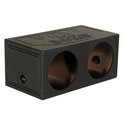 Q-Power QBomb 15 Inch Dual Sealed Car Subwoofer Sub Box Enclosure | QBOMB15S