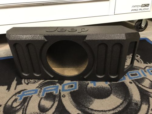 Jeep Wrangler Unlimited JKU Tailgate Single 12”Subwoofer Sub Box Enclosure