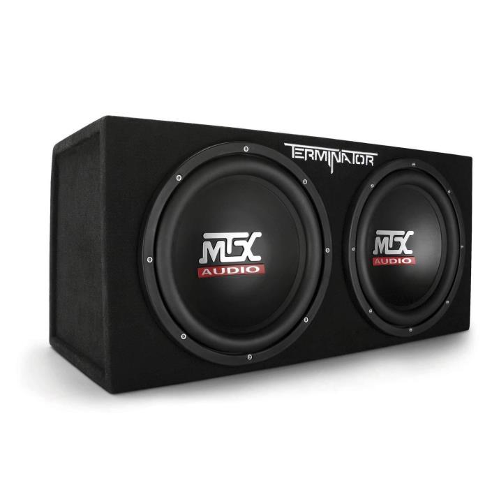 Car Sound System Stereo Subwoofer Audio Speaker Dual 12 Inch Sub Enclosure
