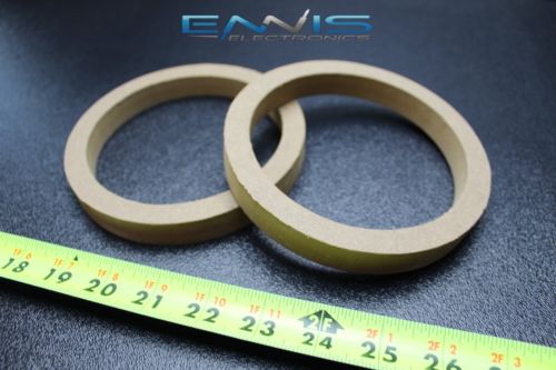 2 MDF SPEAKER RING SPACER 5.25 INCH WOOD 3/4 THICK FIBERGLASS BOX RING-5.25R
