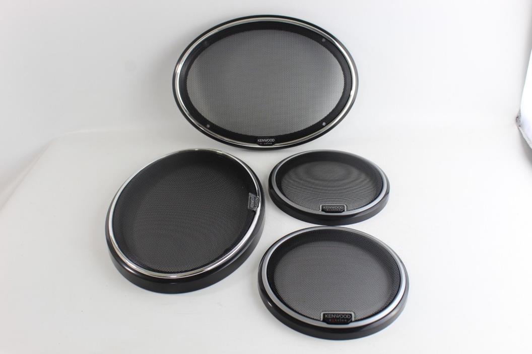 Lot Of 4 Kenwood Excelon OEM Speaker Covers Set Two B06-2103-2113 & Two B06-1996