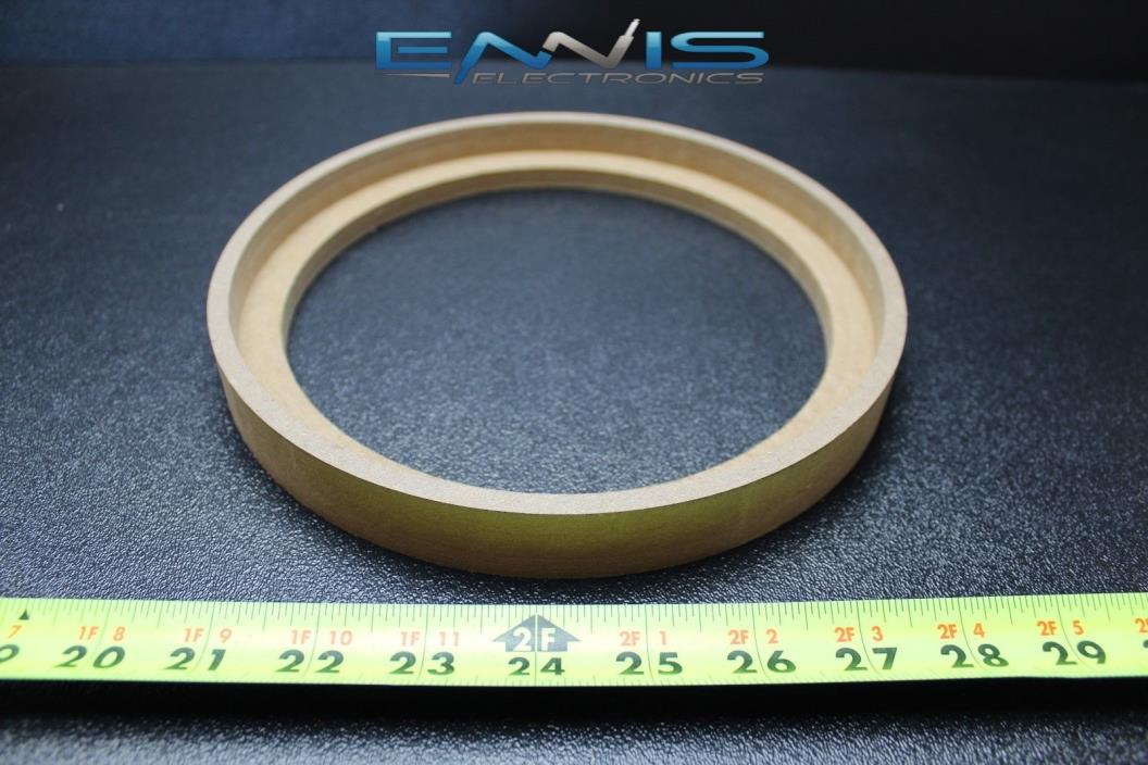 1 MDF SPEAKER RING SPACER 8 BZ BEZEL INCH WOOD 3/4 THICK FIBERGLASS BOX RING-8BZ