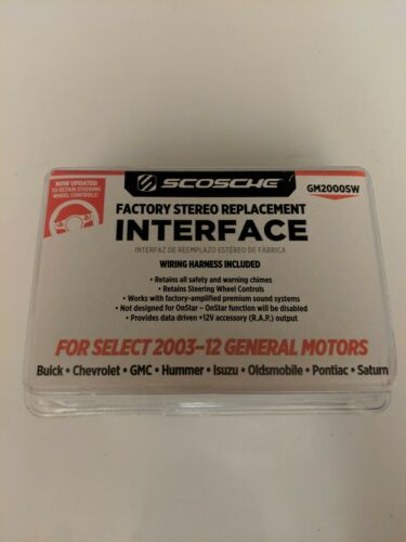 Scosche GM2000A - 03+ GM CL2 Interface For Select 2003-12 General Motors.