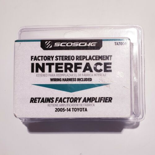 Scosche Factory Stereo Repacement Interface Toyota 2005-14 TA7000