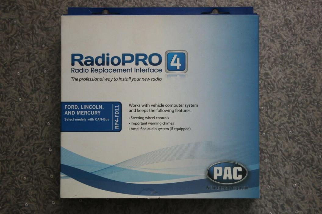 PAC RP4-FD11 RADIOPRO4 INTERFACE RADIO REPLACEMENT FORD LINCOLN MERCURY