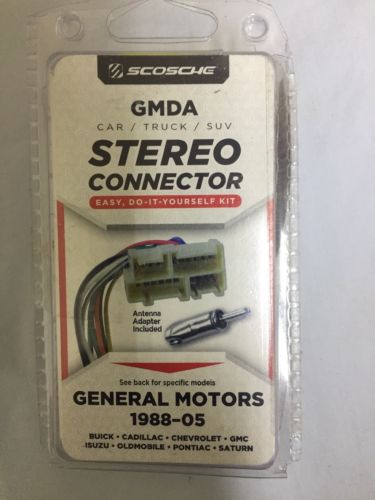 SCOSCHE GMDA Car Stereo Connector for General Motors 1988-05--(M)