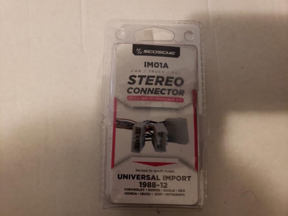 Scosche Stereo Connector IM01A for Universal Import 1988-12 A30