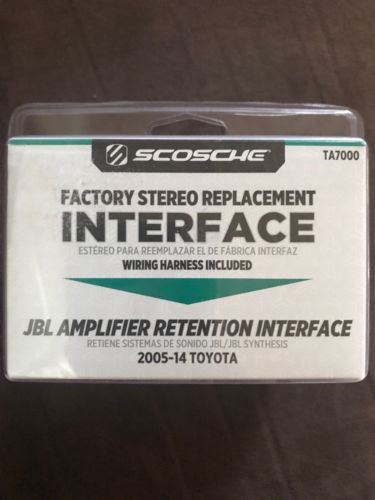 New Scosche Factory Stereo Replacement Interface 2005-14 Toyota TA7000