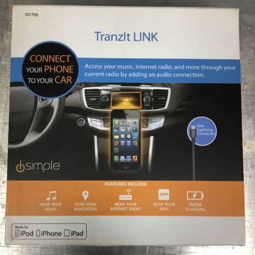iSIMPLE IS7705 LINK LIGHTNING CONNECTOR FOR FM RADIOS, IPOD/IPHONE !
