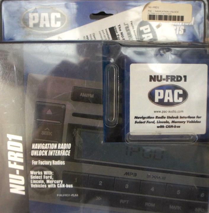 PAC NU-FRD1 Navigation & Bluetooth Unlock Interface for Ford Lincoln Mercury NEW