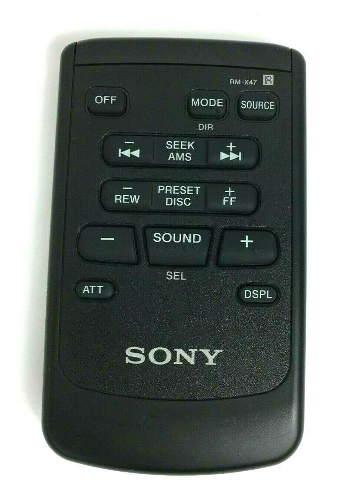 Sony RM-X47 Wireless Remote Control Very Good Condition Free Shipping