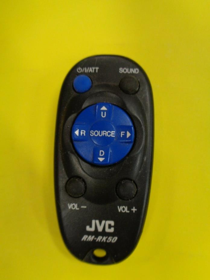 GENUINE OEM JVC RM-RK50 CAR AUDIO STEREO REMOTE CONTROL BATTERY INCLUDED E