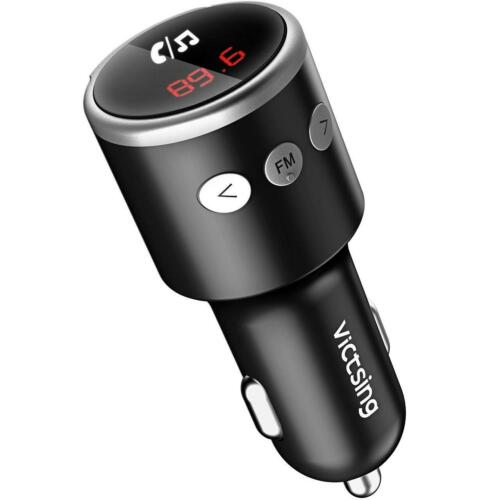 Car Cigar Plug Bluetooth FM Transmitter MP3 Player Radio Adapter Kit USB Charger