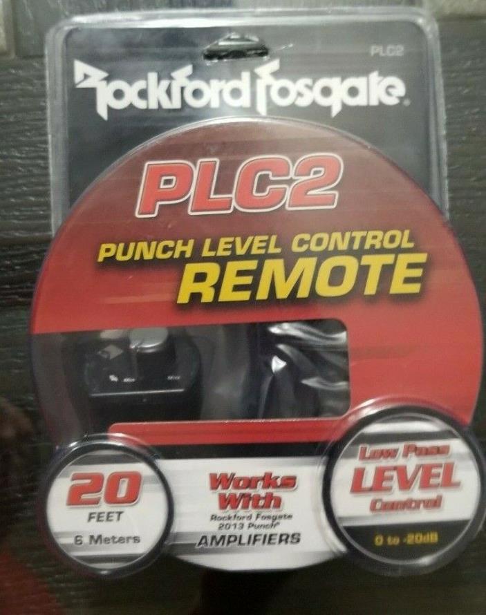 New Rockford Fosgate PLC2 Punch Level Control Remote w/ input Clip Indicator