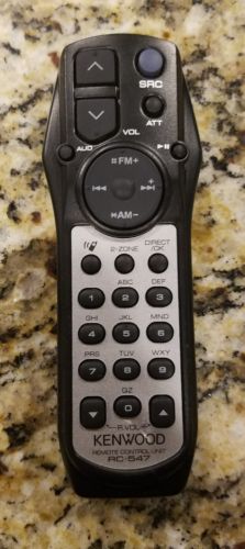 OEM Kenwood RC-547 Car Audio Stereo Remote WORKS DPX-303 502 503 KDC-BT742U X993