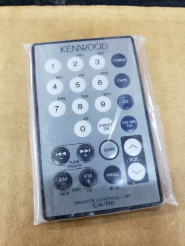 KENWOOD CA-R6 Car CD Remote Control DPX410, KCAR6, KCAR6A, KDC4007-09, KDC6010