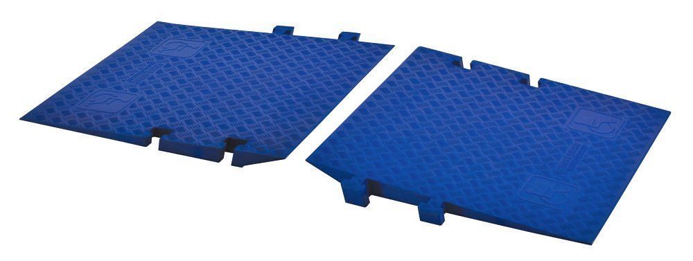 Cross-Guard CPRP-3GD-DO-BLU Polyurethane ADA Compliant Ramp for Guard Dog 3 Chan
