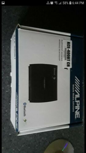 Alpine KCE-400BT with kwe-460e  in box all accessories included