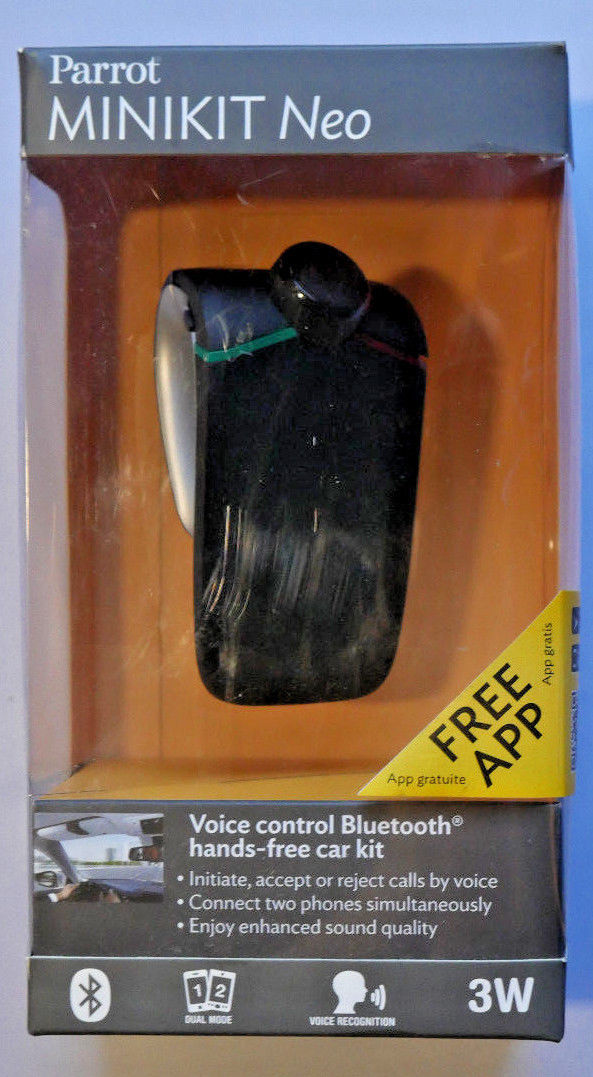 Parrot Minikit Neo. New in box. Bluetooth hands-free car kit.
