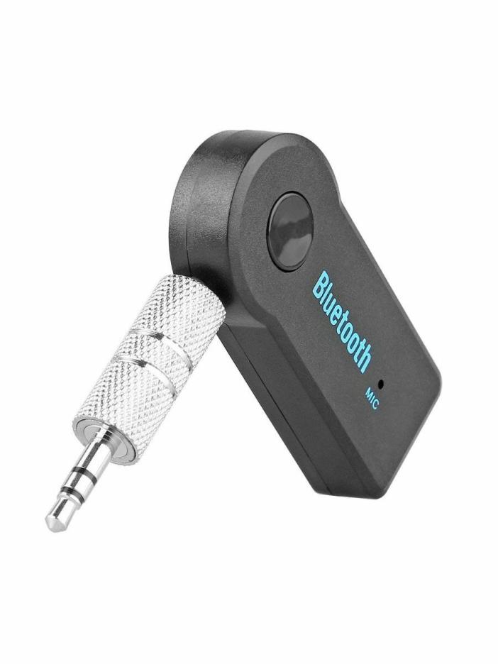 Wireless Bluetooth 3.5mm AUX Audio Stereo Music Home Car Receiver Adapter