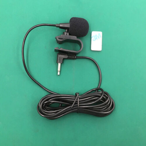 3.5mm Microphone for Car Stereo Bluetooth Enabled Audio DVD External Mic A4E2W