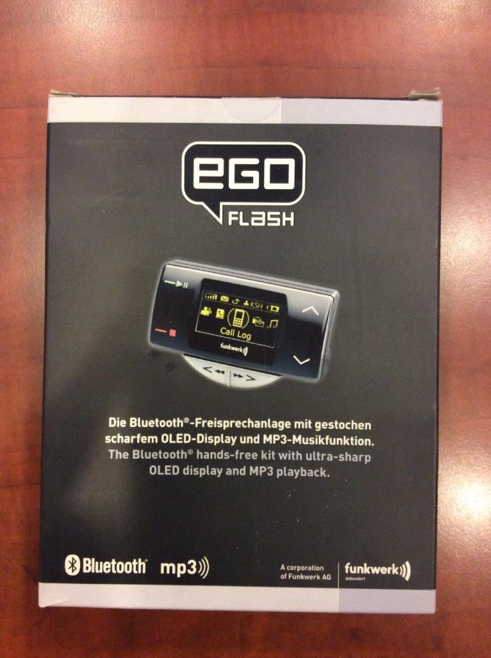 NEW FunkWERK EGO FLASH Bluetooth Handsfree Car Kit with OLED Display
