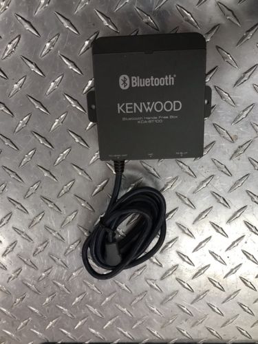 Kenwood Bluetooth Hands Free Box KCA-BT100 Tested Working Adapter w/Cable No Mic