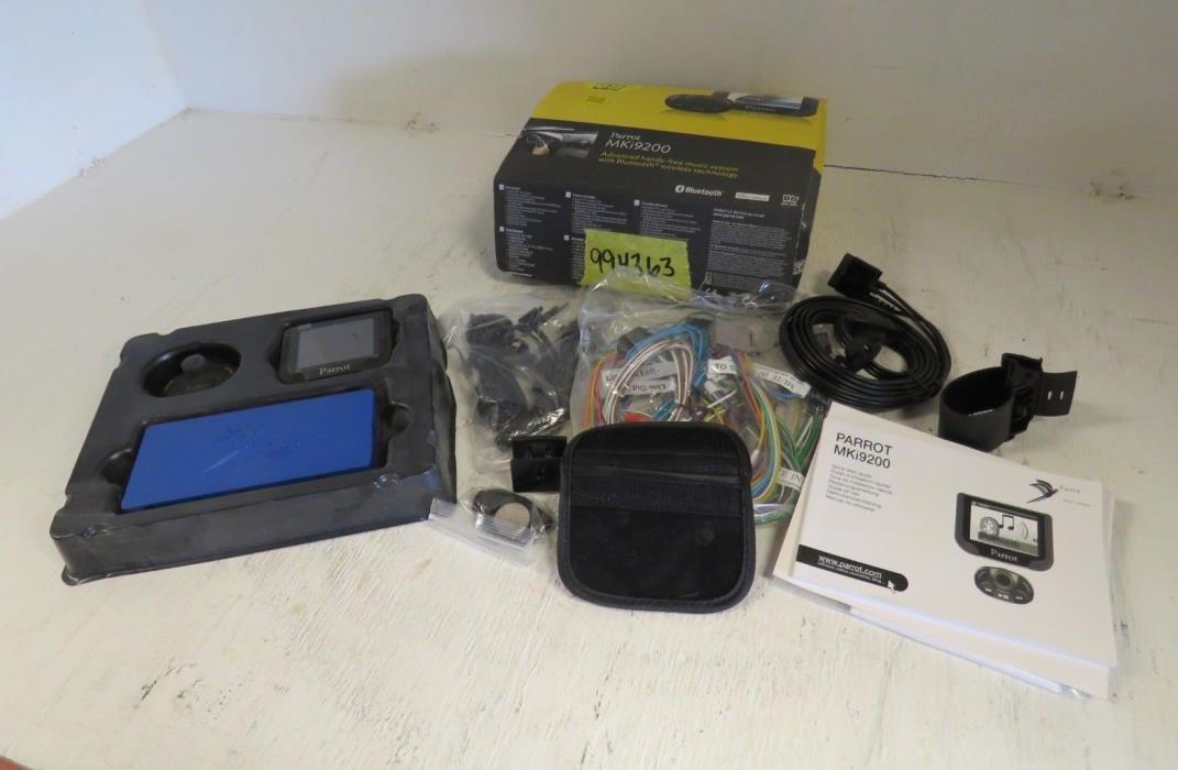 Parrot MKi 9200 Bluetooth Advanced Hands Free Music Phone Kit - New In Box