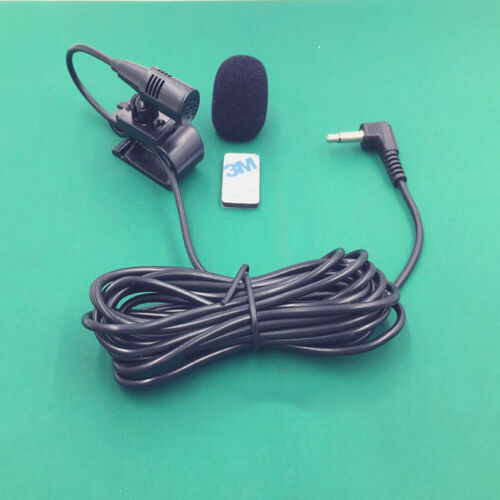 Portable 3.5mm Car External Microphone for Bluetooth GPS DVD Radio US A0E9W