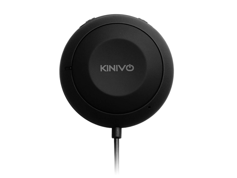 Kinivo BTC450 Bluetooth Hands-Free Car Kit for Cars with Aux Input Jack (3.5 mm)