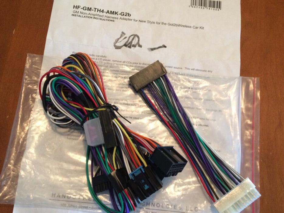 New HFVT Saturn Non Amplified Cable Harness HF-GM-TH4-AMK-G2b Aura Ion Sky Vue