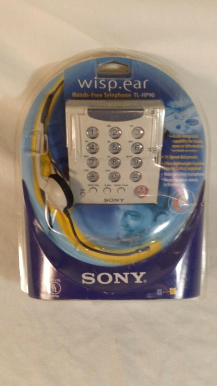 Sony TL-HP90 WISP EAR Hands-Free Wired Telephone W/ Noise Canceling Mic Wispear