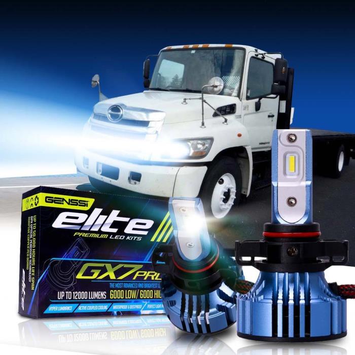 LED Headlight Light Bulb Conversion Kit for Hino 145 165 185 258 268 338