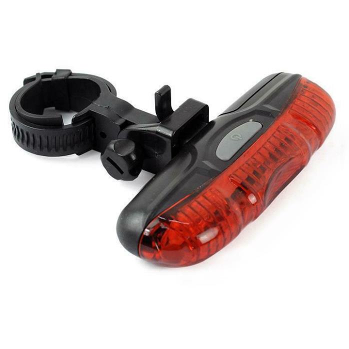 NEW 5 LED 3 Mode Cycling Bicycle Bike Caution Safety Rear Tail Lamp 9G67
