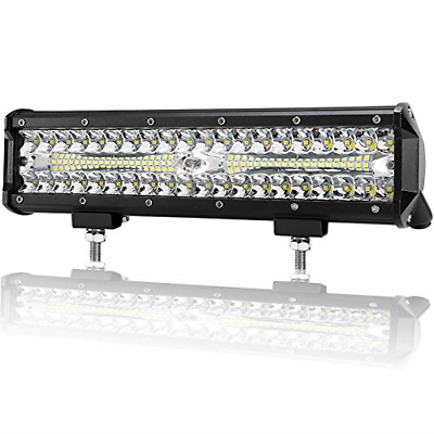 12 Inch Led Pods Spot Flood Combo Beam Liteway 30000 LM Triple Row Light Bar Off